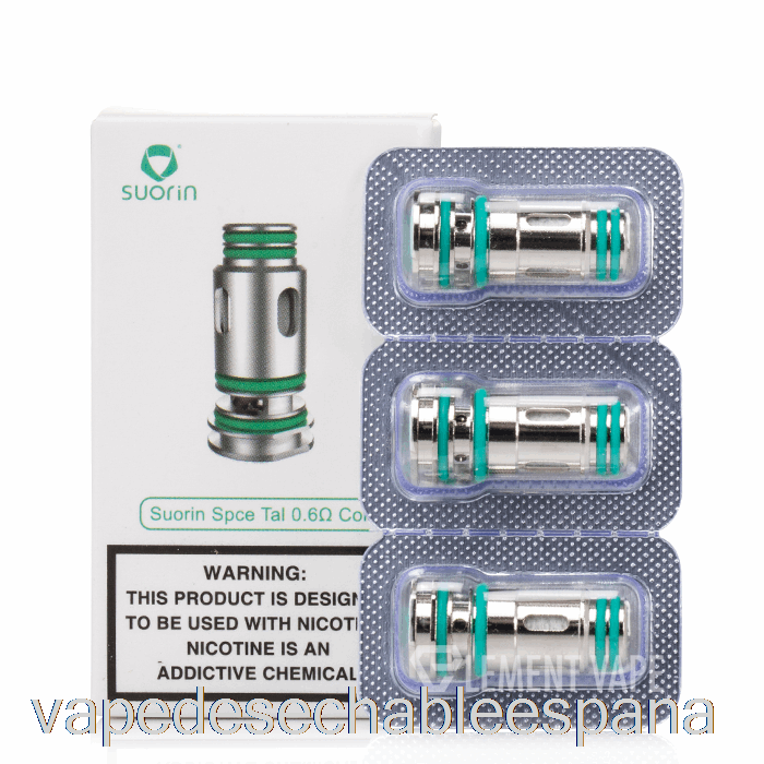 Bobinas De Repuesto Vape Desechable España Suorin Spce Bobinas De Malla De 0.6ohm